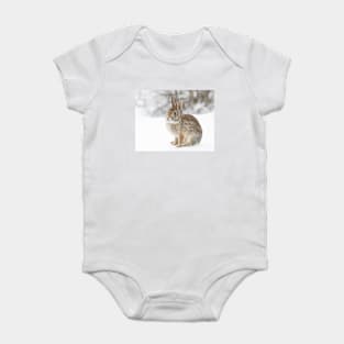 Eastern Cottontail bunny Baby Bodysuit